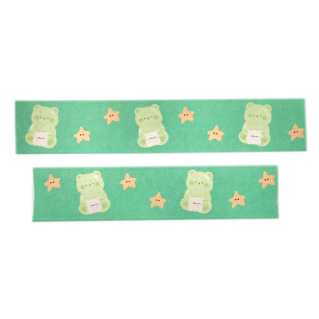 Green Gummy Bear Washi Tape – Paper Sutekka Stationery ペーパーステッカー