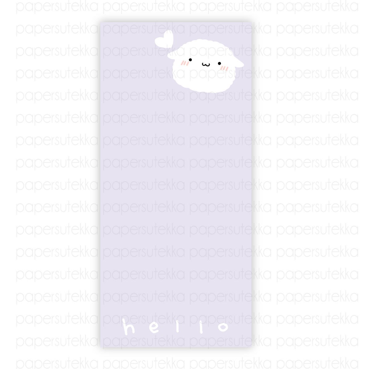 Mochi Hello Memo Pad – Paper Sutekka Stationery