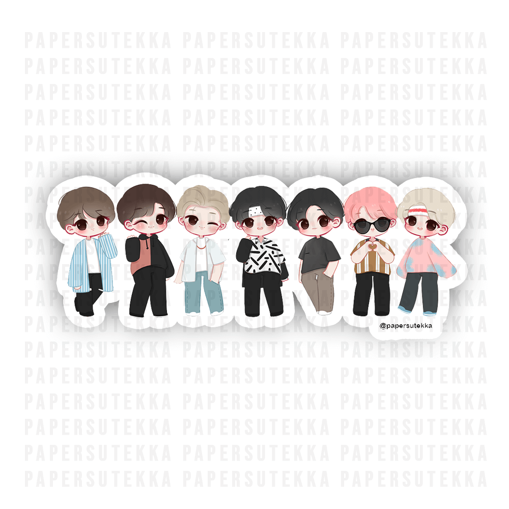 Chibi BTS Sticker for Sale by BTS-Merchandise