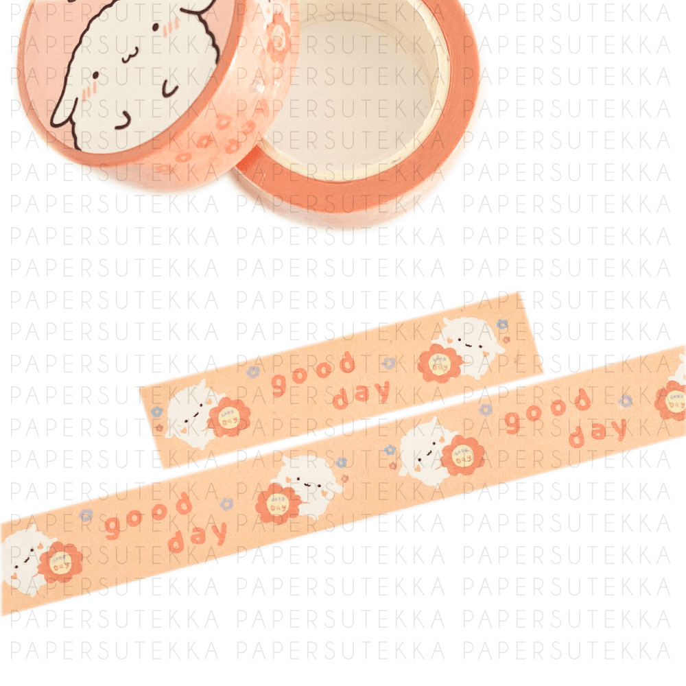 Bunny Rainbow Peaches and Cereal Washi Tape - papersutekka