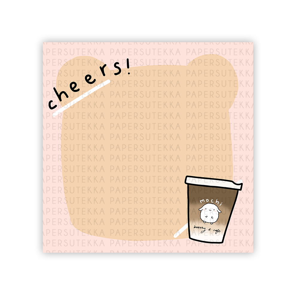 Mochi Coffee Toast Memo Pad - Paper Sutekka