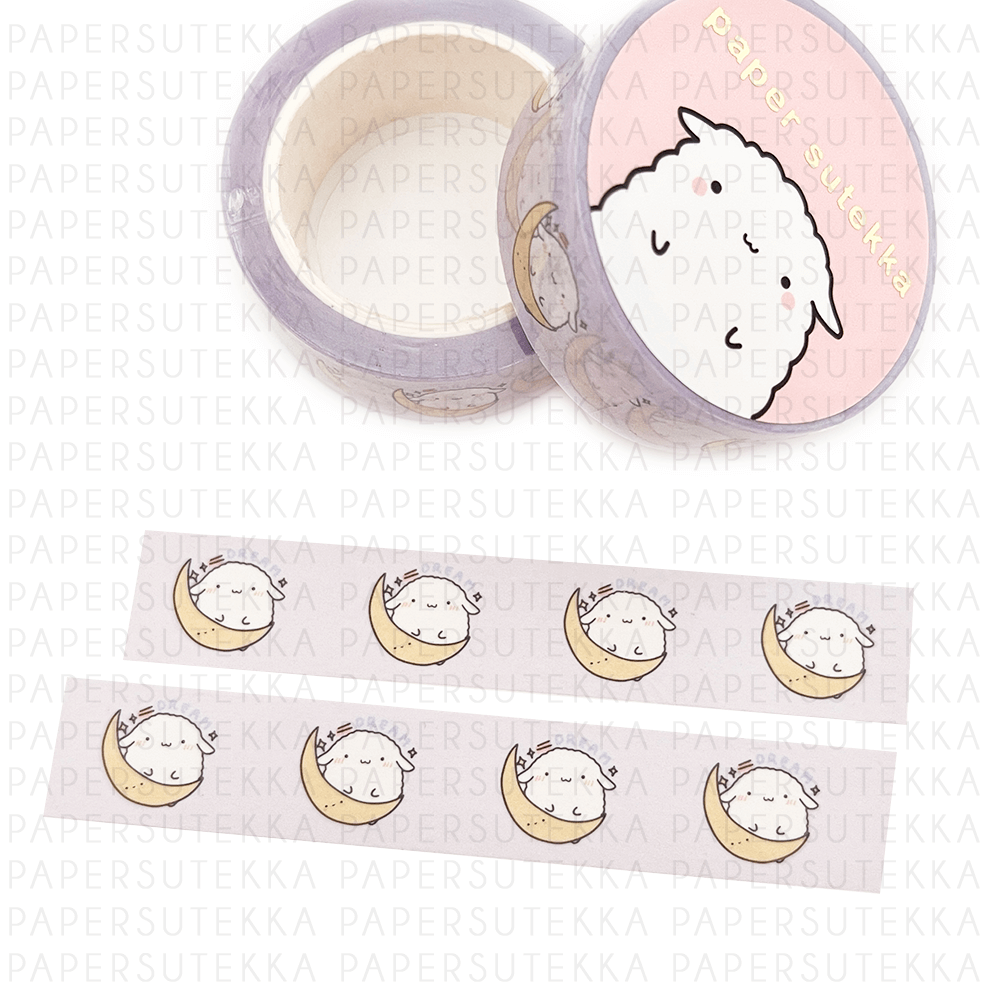Mochi Moon Dream Washi Tape – Paper Sutekka Stationery ペーパー