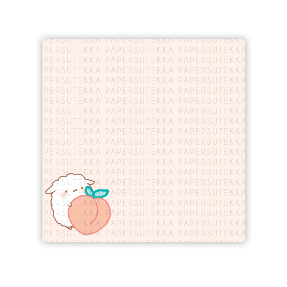 Mika Peach Memo Pad - Paper Sutekka